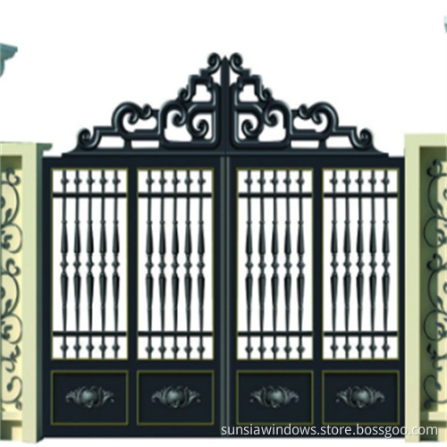 Luxury Villa Courtyard Aluminum Gate